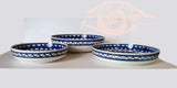 Ceramic Bowls - Set Of 3 Large Navy Blue & White Bowls
