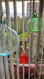 Customizable LED Chandelier Blown Glass Ornaments - Inside Out Twilight