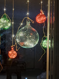 Customizable LED Chandelier Blown Glass Ornaments - Inside Out Twilight
