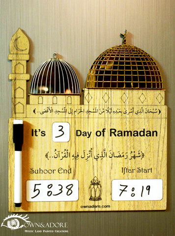 Daily Iftar & Suhoor Ramadan Time Tracker