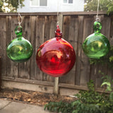 Hanging Blown Glass Orbs ~ INSIDE OUT Memory Balls