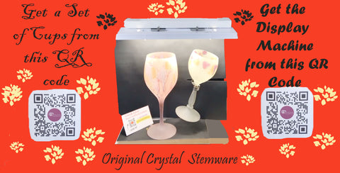 Crystal Stemware Bells Cheer Collider Cup Machine