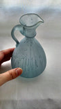 Phoenician Glass Silver & Navy Blue Vase Own&Adore; Hebron Glass, Palestinian gifts