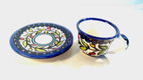 Ceramic Cups - Turkish Coffee Cup & Saucer
