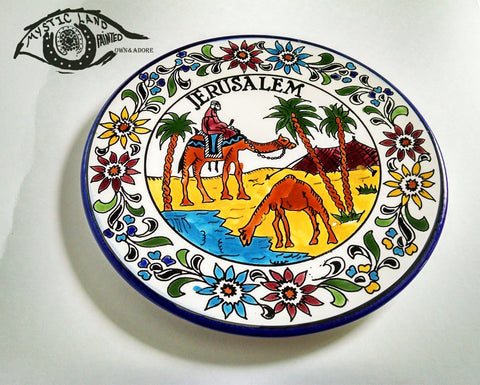 Ceramic Plates - The Arab & The Dessert