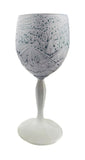 Crystal Stemware - Frosted Droplet Crystal Goblet