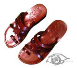 Jarusalem Sandal - Toe Loop Flat Flower Slipper