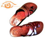 Jarusalem Sandal - Toe Loop Strappy Leather Slipper