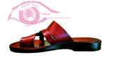 Jarusalem Sandal - Toe Loop Strappy Leather Slipper