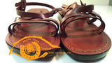 Jerusalem Sandal - Sandalias De Gladiador Con Cintas Y Hebilla